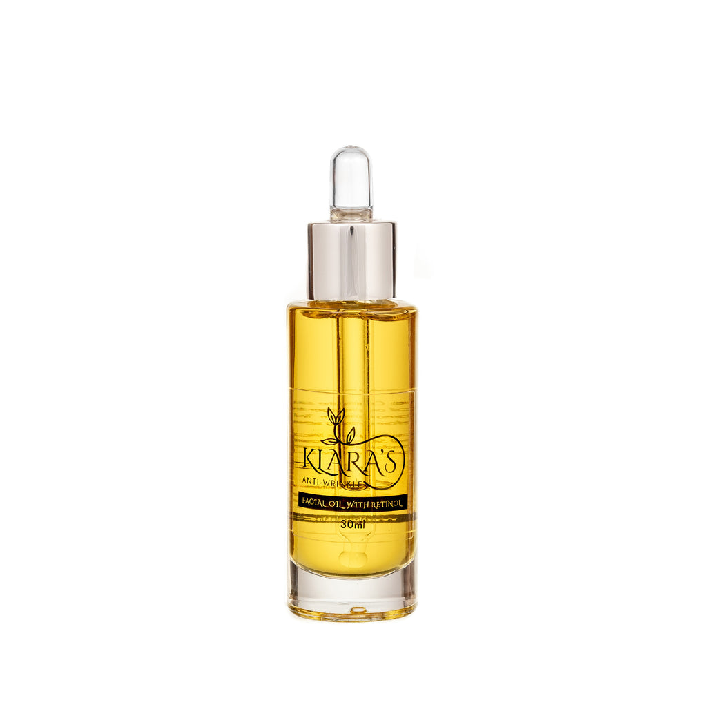 Facial Oil with Retinol with or without 24K Gold flakes